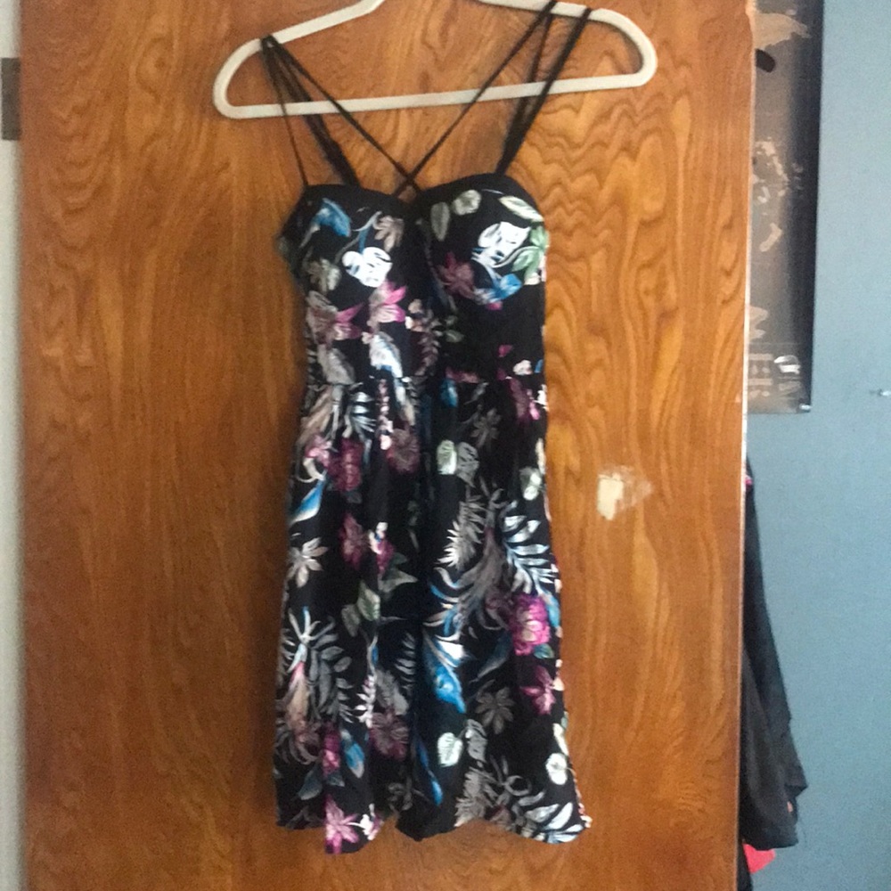 Tropical floral dress